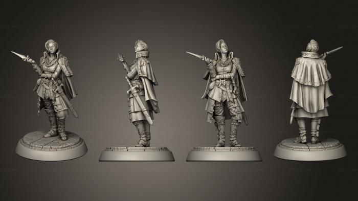 Military figurines (Smiling Debra Standing 2, STKW_12824) 3D models for cnc
