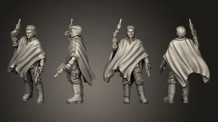 Military figurines (smugglers gunslingers 05, STKW_12833) 3D models for cnc