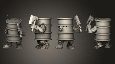 Military figurines Sneaky Broozer 10 3d model