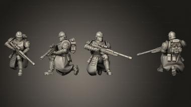 Military figurines Sniper Rifle ist 3d model