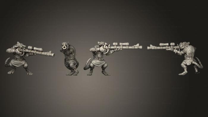Military figurines (Sniper 05, STKW_12864) 3D models for cnc