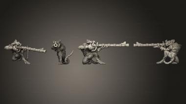 Military figurines Sniper 06 3d model