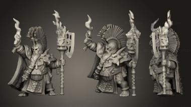 Military figurines Keeper of Flame 3d model