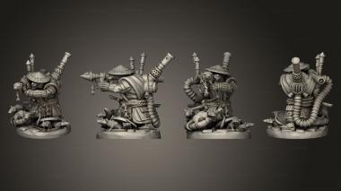 Military figurines Sohei Warbringer 3d model