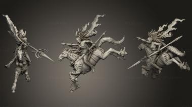 Military figurines Kelianna Wild Hunt Rider 3d model