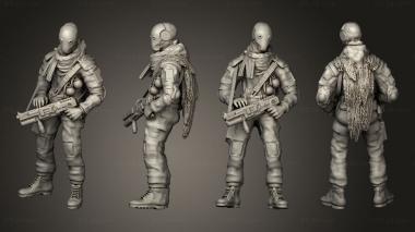 Military figurines Soldier 06 3d model
