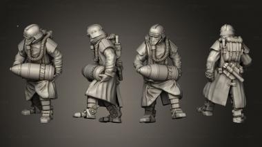 Military figurines Soldier 11 3d model