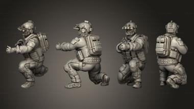 Military figurines Soldier 13 3d model