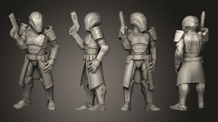 Military figurines (Soldier 25, STKW_12920) 3D models for cnc