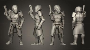 Military figurines Soldier 25 3d model