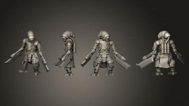 Military figurines Soldier 31 3d model