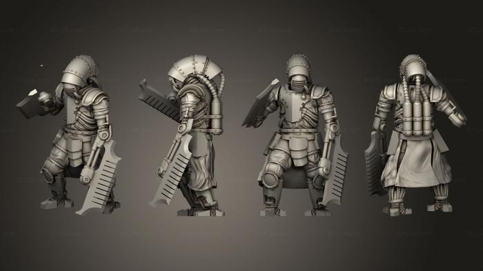 Military figurines (Soldier 32, STKW_12927) 3D models for cnc