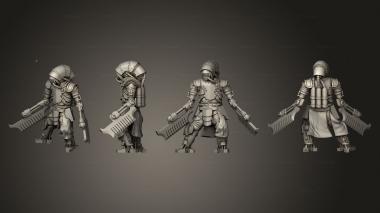 Military figurines Soldier 34 3d model