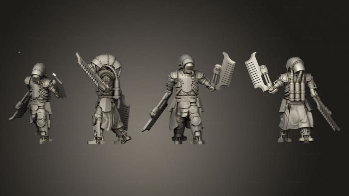 Military figurines (Soldier 35, STKW_12930) 3D models for cnc