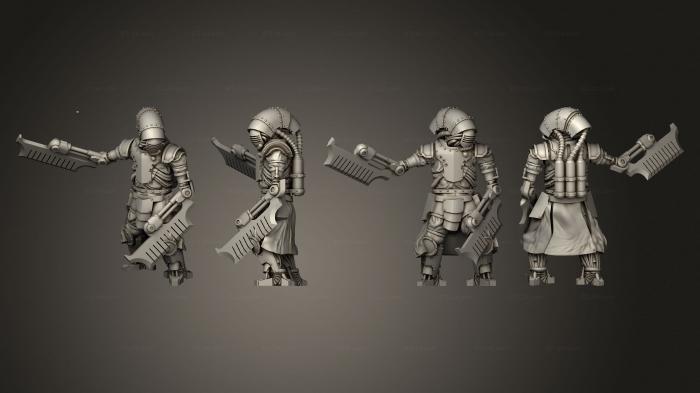 Military figurines (Soldier 37, STKW_12932) 3D models for cnc