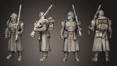 Military figurines Soldier 40 3d model