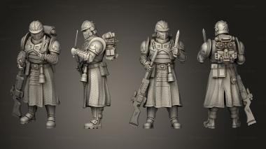 Military figurines Soldier 41 3d model