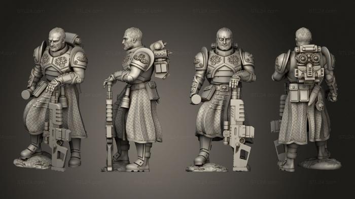 Military figurines (Soldier 43, STKW_12938) 3D models for cnc