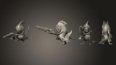 Military figurines Sommos Calongo v 2 3d model