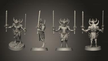 Military figurines Sons of Baphomet 01 3d model
