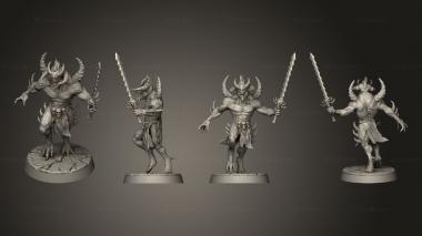 Military figurines Sons of Baphomet 04 3d model