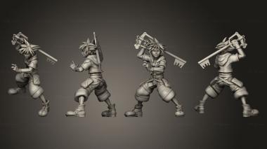 Military figurines Sora Kingdom Hears 3d model