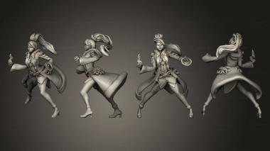 Military figurines Sorcerer s Apprentice Fireball 3d model