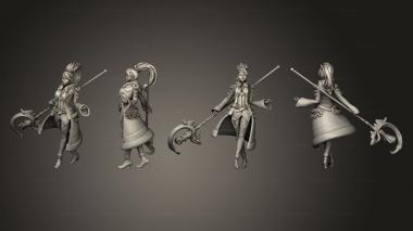 Military figurines Sorcerer s Apprentice Staff 3d model