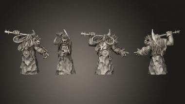 Military figurines Soturi Bust Pre 3d model