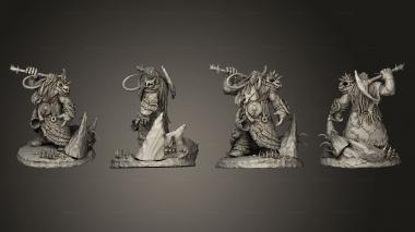 Military figurines Soturi Herdlord of the Mammuti Pre 3d model