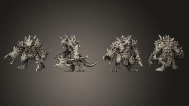 Military figurines Soul Daemon 1 Cannon Axe 3d model