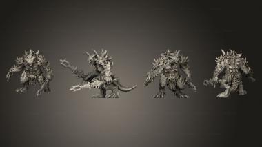 Military figurines Soul Daemon 1 Swords 3d model