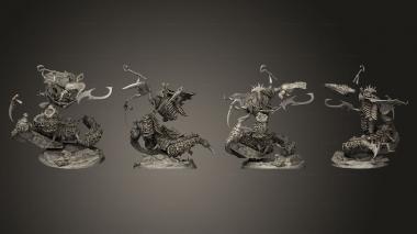Military figurines Soul Harvesters Pose 02 3d model