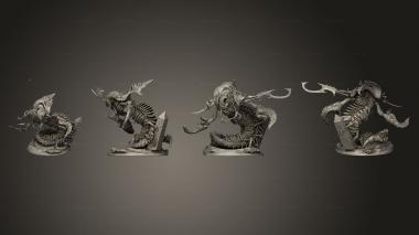 Military figurines Soul Harvesters Pose 04 3d model