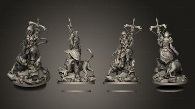 Military figurines Soul Huntress 3d model