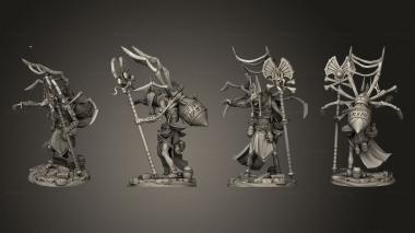 Military figurines Soulmongers 01 3d model
