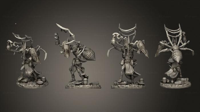 Military figurines (Soulmongers, STKW_12973) 3D models for cnc