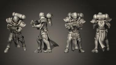 Military figurines Space Karen Trooper Battle of Sisters 01 3d model