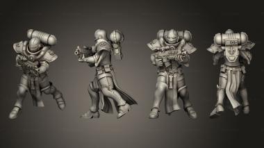 Military figurines Space Karen Trooper Battle of Sisters 02 3d model