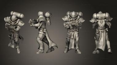Military figurines Space Karen Trooper Battle of Sisters 03 3d model