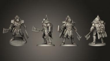 Military figurines Space Legats Gladiator 3d model