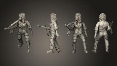 Military figurines Space Truckers 3d model