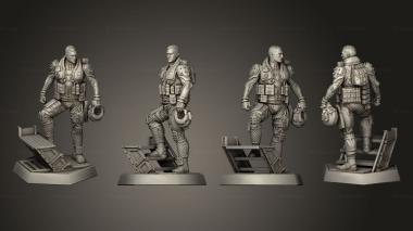 Military figurines Spacecraft 22 3d model