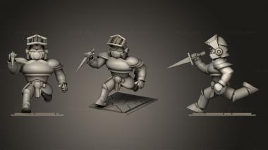 Military figurines King Arthur Ghost N Goblins 345 3d model