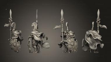 Military figurines Spartancast Spearman 01 3d model
