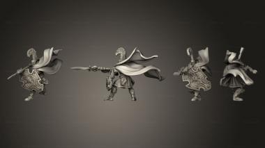 Military figurines Spartancast Spearman 02 3d model