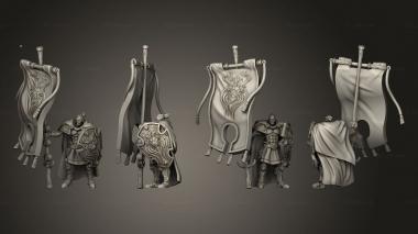 Military figurines Spartancast Spearman 06 3d model