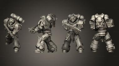 Military figurines Spartanian 01 3d model