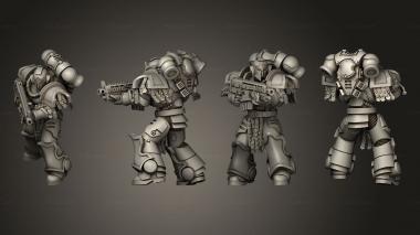 Military figurines Spartanian 02 3d model