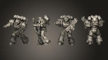 Military figurines Spartanian 03 3d model